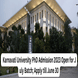 Karnavati University PhD Admission 2023 Open for July Batch; Apply till June 30